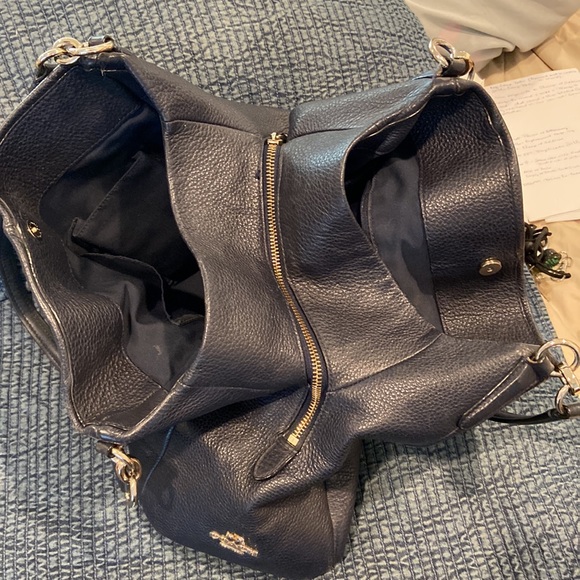 Coach med Madison Navy Blue (1 ea). And (1 ea) Tan - Picture 2 of 8